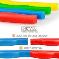 Hula Hoop Consists of 8 Inter-Lockable Pieces Hula Hoop Ring Zig Zag for Adult Kids Exercise Gym Fitness Multi Colour Boy's Hola Hopping for Women Hoopla Hoopa Hola Rings (Multicolor). 