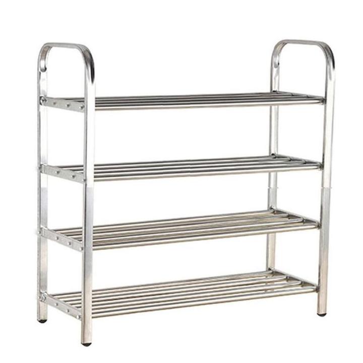 4 tier stainless steel shoe rack