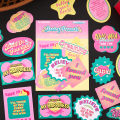 Sweet Blow Series - Sticker Bag Creative Korean Ins Hand Tent Diy Decorative Material Paper. 