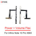 Volume on/off key 3 X67697 X66X693 XP Pro 023 VI0 11 1Note 1finix for In2 5G 2695 X6 X672 Power on and off button flexible cable. 