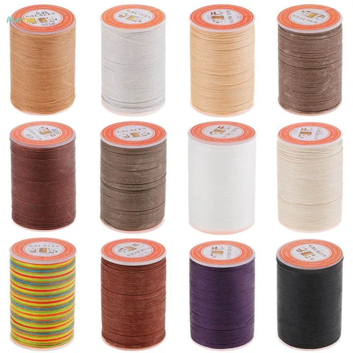 0.45mm%20Leather%20Craft%20Sewing%20Hand%20Round%20waxed%20String%20Thread%20-%20Image%202