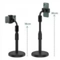 Mobile Stand Height Adjustable 360º Rotatable Phone Holder Cell Phone Holder for Video Recording YouTube TikTok Live Stream Watching Movies (Black). 