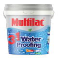 MULTILAC 3 IN 1 WATERPROOFING EMULSION Colours Paint. 