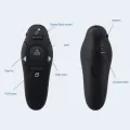 Laser PowerPoint Presenter Torch 2.4GHz Wireless USB PowerPoint Presentation Remote Control for PPT Flip Pen Pointer Clicker Presenter Remote Control Supports Windows MacBook. 
