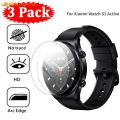 3/1Pcs For Xiaomi Watch S1 Pro HD Clear Anti-Scratch Tempered Glass Smart Watch Film /Screen Protector Cover Film For Xiaomi Mi Watch S1 Active. 