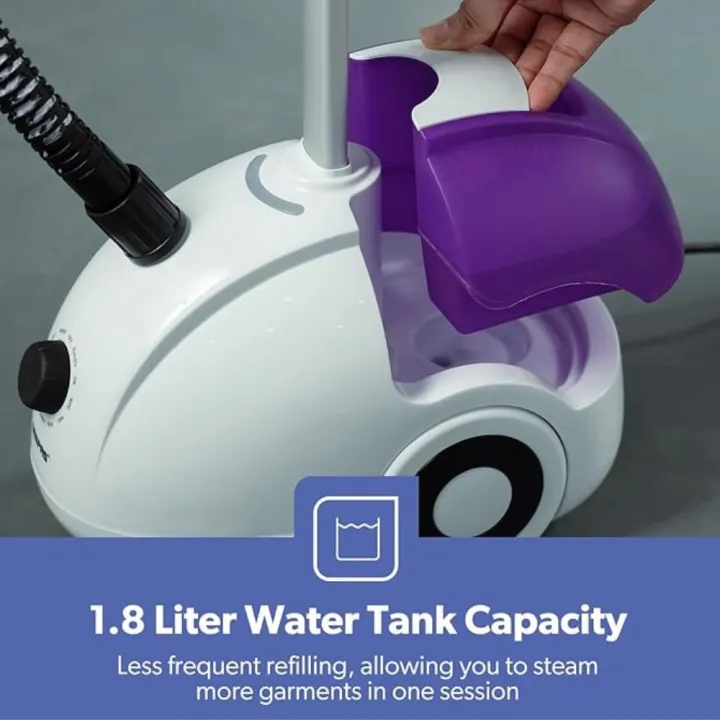 Geepas%202000W%20Garment%20Steamer,%201.8L%20Water%20Tank,%20White/Black,%20GGS25022N%20-%20Image%204