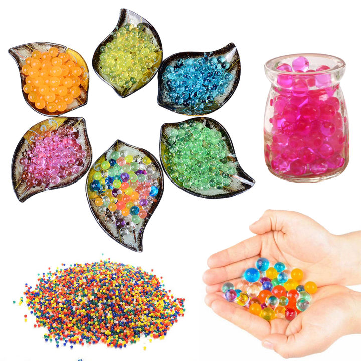 10000PCS Colorful Magic Soil Beads Plant Water Balls Soft Crystal  Toys Gift