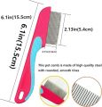 Stainless Steel Hair Grooming Plastic Lice Flea Hair Cleaner Comb. 