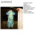 Jellyfish Lantern Magical Led Jellyfish Lamp Stunning Ocean Decor for Bedroom Garden Parties Portable Hanging Lantern with Long Lace Ribbon Perfect for Southeast Asian Buyers Led Jellyfish Light. 