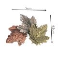 Women Vintage Maple Leaf Brooch Gold Silver Plated Brooches Pins Dance Party. 