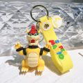 【hot】 Super Mario Series Keychain Mario Bros Luigi Toad Yoshi Bowser Action Figure Model PVC Decorations Cartoon Doll Pendant Toys Gif. 