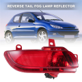 6351HA No Bulb on the Right for 206 207 Car Rear Bumper Light Reverse Tail Fog Lamp Reflector. 