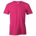 T-Shirt Republic - Hot Pink Men's Premium Crew Neck T Shirt. 