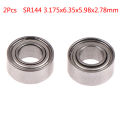 2pcs Stepped Ceramic dental bearings SR144TLKZWN for KAVO handpiece 3.175x6.35x5.98x2.78mm SR144TLKWZN XUANTING. 