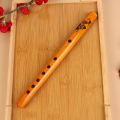 1Pc Chinese Traditional 6 Holes Bamboo Flute Vertical Flute Clarinet Student Musical Instrument Wooden Color Flute For Beginner. 