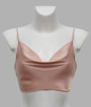 TOFO Women’s Satin Cowl Neck Cami Top. 