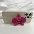 Orchid Phone Stand Simulated Flower Phone Holder Foldable Desktop Holder Fashion Style Internet Celebrity Tool. 