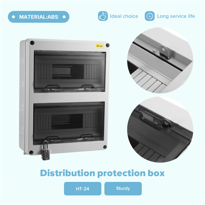 HT Series Junction Box 24WAY IP65 Waterproof Distribution Box Outdoor ...