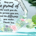 Friend Friendship Gift Acrylic Gift Friend Birthday Gifts for Woman Birthday Gifts for Friend Going Away Gifts Plaque for Coworker. 