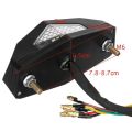 JDXHLAU Universal Motorcycle LED Turn Signals Modified Tail Light Cafe Racer Edge Brake Lamp. 