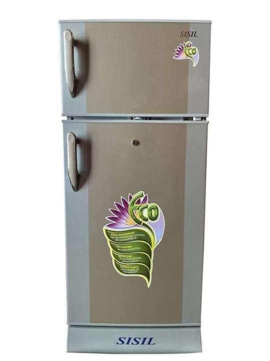 Sisil Double Door Refrigerator - 192L - RED - ECO192BG