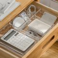 Transparent Acrylic Drawer Organizer for Cosmetics Stationery Jewelry Plastic Divider Storage Box Kitchen Bathroom Office Accessories. 