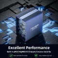ACASIS 3.5-inch 5 Disk Enclosure Disk Array Box. RAID Mode Array Enclosure USB 3.0 to SATA Works Noiseless EC-7355. 