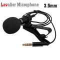 Mini Portable 3.5mm Tie Lapel Lavalier Clip On Microphone For Lectures Teaching And TikTok. 