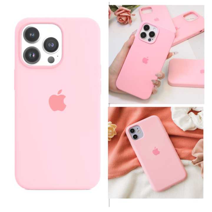 Silicone Case Cell Phone Case For Iphone 12 Pro Max Pink Luxury