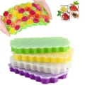 7 Lattice Food Grade Silicone Ice Cube Maker Mould with Lids Easily Removable Ice Tray Mould for Ice Cream Party Cold Drink. 