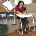 Foldable Computer Table - White. 