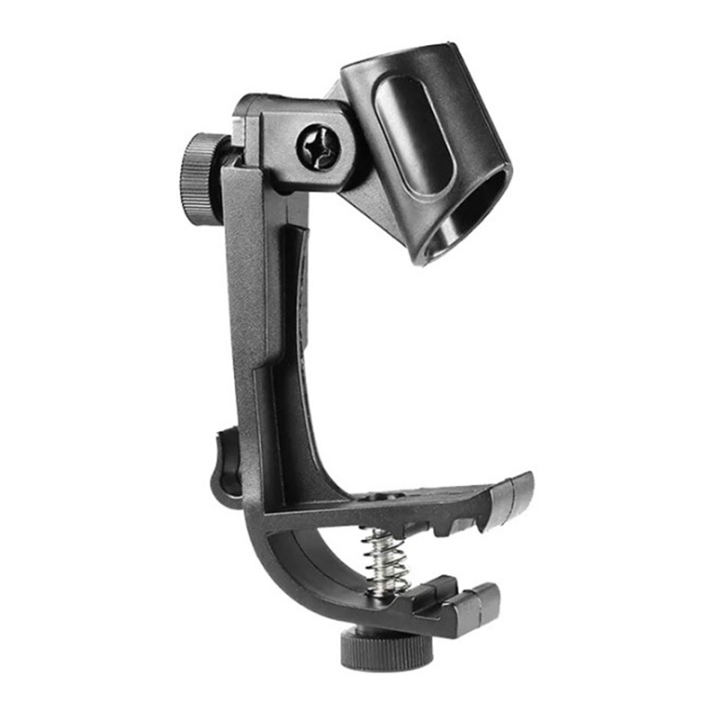 Shockproof%20Mount%202PCS%20Adjustable%20Mic%20Clip%20on%20Drum%20Rim%20Microphone%20Clamp%20Stand%20Holder%20Microphone%20Clip%20-%20Image%204