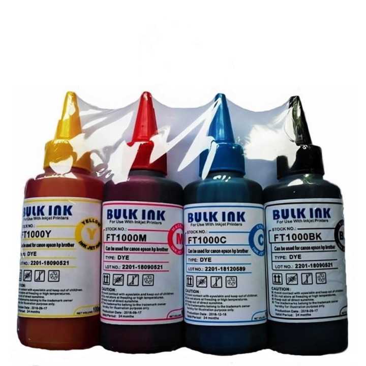 Universal CMYK Refill cartridge Ink 4 Colour hp, canon, brother, epson.