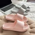 【ZIME】Women Thick Platform Cloud Slippers Summer Beach Eva Soft Sole Slide Sandals Leisure Men Ladies Indoor Bathroom Anti-slip Shoes. 