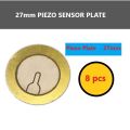 8 pcs of 27mm Piezo Electric Sensor Plate. 