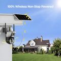 4K 8MP 4G Solar Battery Camera 4G Sim Card Dual Lens Dual Screen Outdoor Security Protection PTZ Cam PIR Human Detection CCTV. 