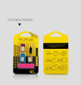 5 In 1 Nano Micro SIM Metal Adapters Standard SIM Card Adapter Eject Pin For iphone 4 4S 5 5s 6 6S plus 7 &  All Mobile Phones. 