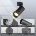 CANMEIJIA Spot Light 220V Foldable LED Downlights Track Lights Ceiling Lights 40W Surface Mounted Spotlight. 