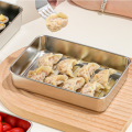 Food Storage Container Stainless Steel Kitchen Storage Box with Leakproof Lid Kitchen Accessories 400ML. 