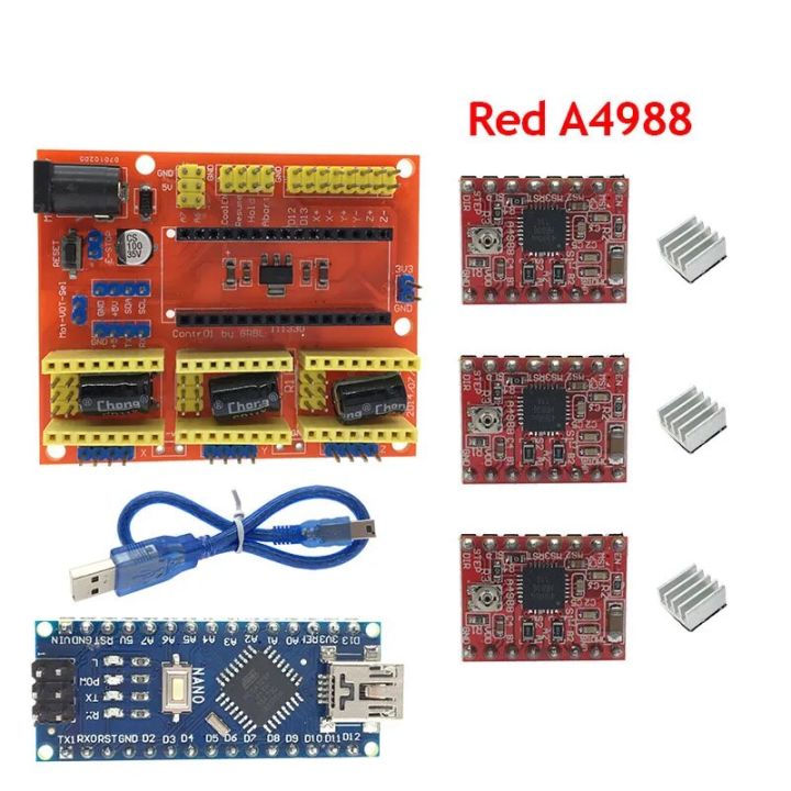 CNC%20Shield%20V4%20Expansion%20Board%20+NANO%203.0%20with%20usb%20for%20Arduino+3pcs%20Stepper%20Motor%20Driver%20A4988/DRV8825/AT2100%20Kit%20for%203D%20Printer%20-%20Image%205