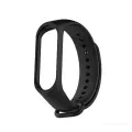 Xiaomi Mi Band 5 Silicone Strap - Premium Quality - Black. 