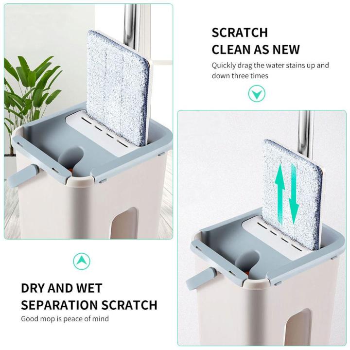 SCRATCH%20Cleaning%20Mop%20with%20Bucket%20Hands-Free%20Microfiber%20Flat%20Spin%20Mop%20System%20360%C2%B0%20Flexible%20Head%20-%20Image%205