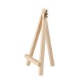 Folding Painting & Sketch Wood Mini Easel Foldable Portable Triangle Display Stand Small Desk Stand Tripod Art Supplies. 