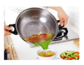 Silicone Drain Pans Round Rim Deflector Liquid Funnel Soup Diversion Mouth - Cooking Tools Kitchen Accessories. 