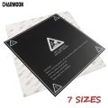 Heat Paper 3D Printer Heat Bed Coordinate Hot Bed Surface Sticker Black for Printer Platform. 