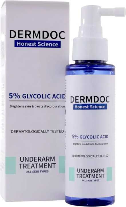 DermDoc 5% Glycolic Acid Under Arm Treatment (100ml)