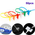 4X150mm 50pcs Zip Plastic Self-locking Nylon Cable Winder Labels Wire Ties Tag tools. 