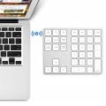 HXSJ BT 3.0 Wir-eless Numeric Keypad 34 Keys Digital Keyboard for Accounting Teller Windows IOS Mac OS Android PC Tablet Laptop. 