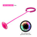 Kidlove Ankle Skip Ball Jumping Ring With Colorful Light Flashing Wheel Fitness Jump Rope Game Toys For Kids Gifts. 