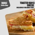 Toasted Ham & Cheese Sandwich. 